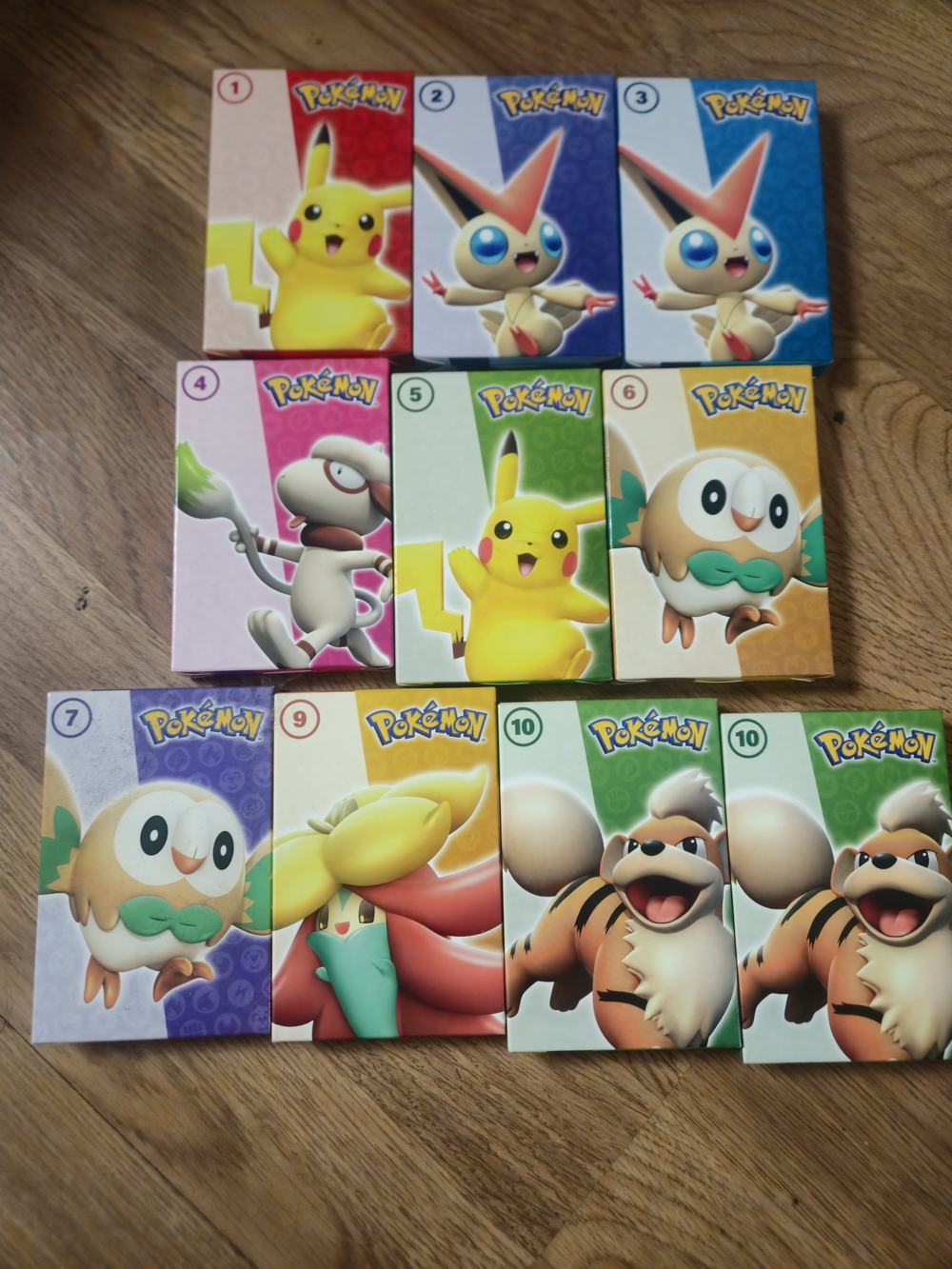 Pokémon Trading Card Pack Lot - Colorful Character Art